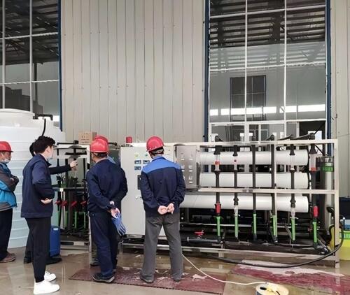 Xinyu City 5 tons per hour lithium battery factory ultrapure water equipment
