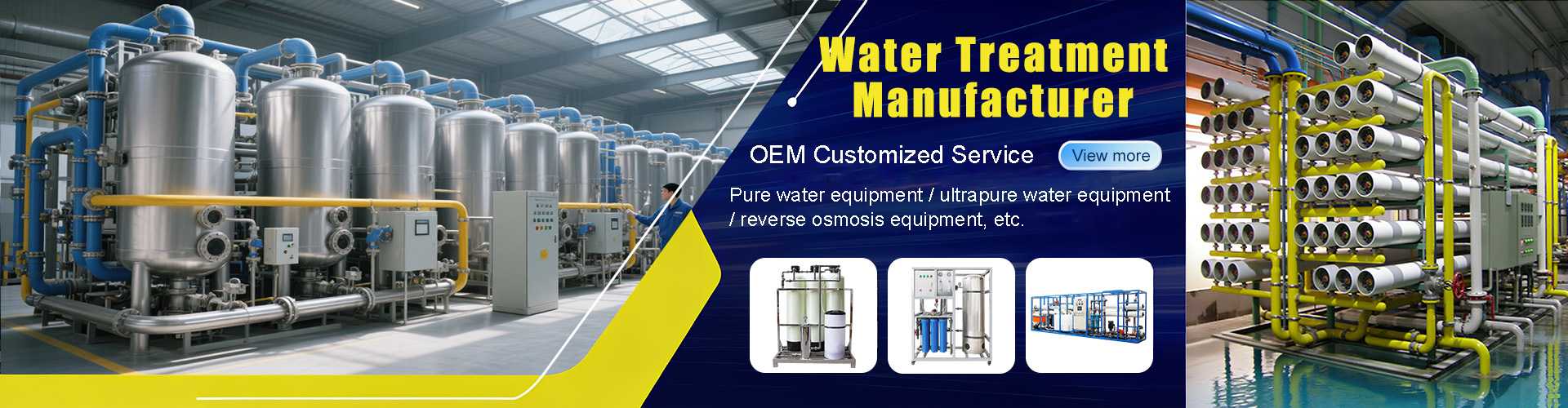 Qualität Ausrüstung für reines Wasser usine