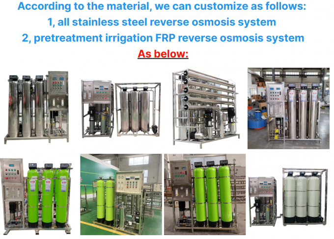 500L/Hour 2 Stages Reverse Osmosis Water Filter Machine RO Drinking ...
