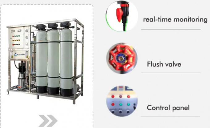 500L/Hour 2 Stages Reverse Osmosis Water Filter Machine RO Drinking ...