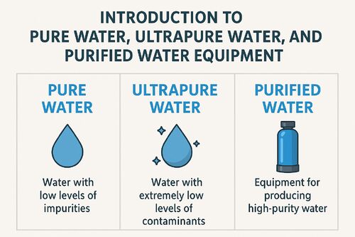 latest company news about Introduction to Pure Water, Ultrapure Water, and Purified Water Equipment