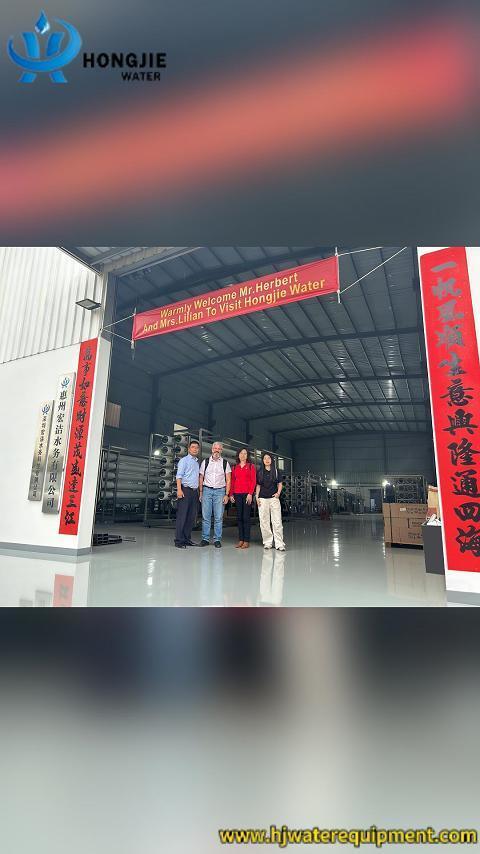 latest company news about Brazilian Client Visited Our Industrial industrial water filter system & EDI Water Treatment Production Base