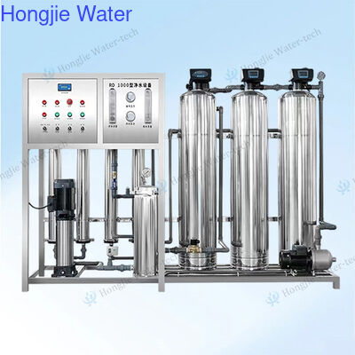 1T / 100T / 200T por hora Máquina de tratamento de água pura com membrana RO