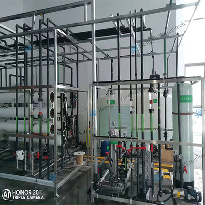 Energy Efficient 7tons/H Ultrapure Water Treantment Plant For Wafer Manufacturing