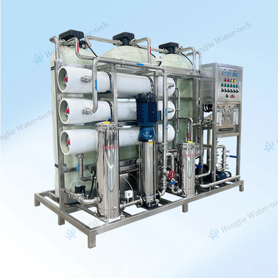 Single Stage 2000LPH  RO Water Treatment System Industrial Water Filter Machine