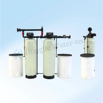Automatic PLC Control Water Softener System With FRP Resin Tank Ion Exchange Resin