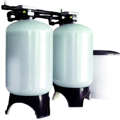 Automatic PLC Control Water Softener System With FRP Resin Tank Ion Exchange Resin