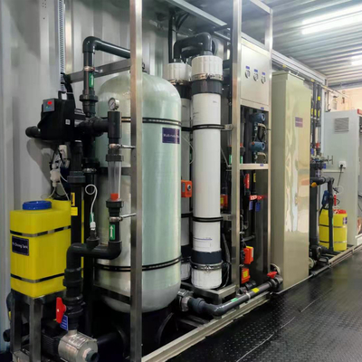 50T/Day Contanerized Seawater Desalination Equipment With Reverse Osmosis Technology