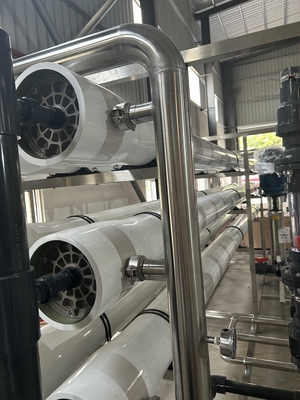 Industrial 10T 20T/H Pure Water Equipment With Reverse Osmosis System With Dow Membrane