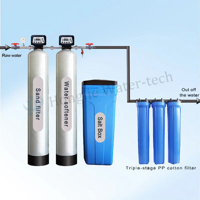 3-Stage Whole Home Water Softener And Filtration Unit – 300 GPH