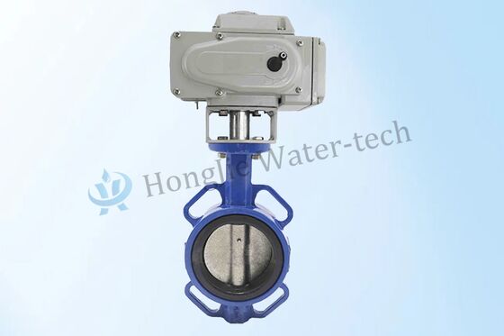 Electric Wafer Butterfly Valve DN300 – Carbon Steel / SS304 / SS316 Soft Seal