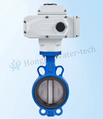 Electric Wafer Butterfly Valve DN300 – Carbon Steel / SS304 / SS316 Soft Seal