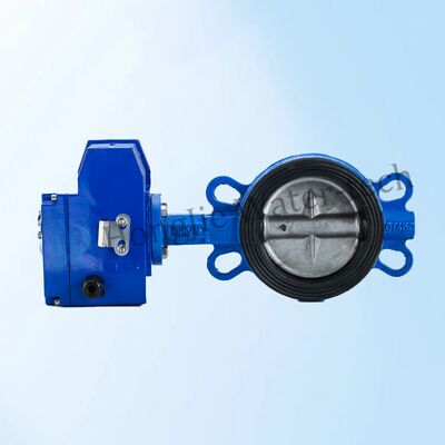 Electric Wafer Butterfly Valve DN300 – Carbon Steel / SS304 / SS316 Soft Seal
