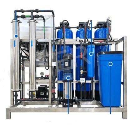 Customized-Voltage RO Water Treatment System With PLC Control And One-Year Warranty