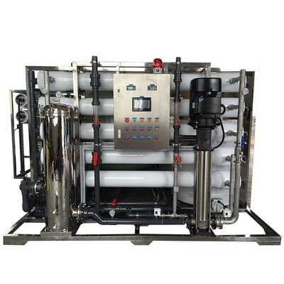 Customized-Voltage RO Water Treatment System With PLC Control And One-Year Warranty