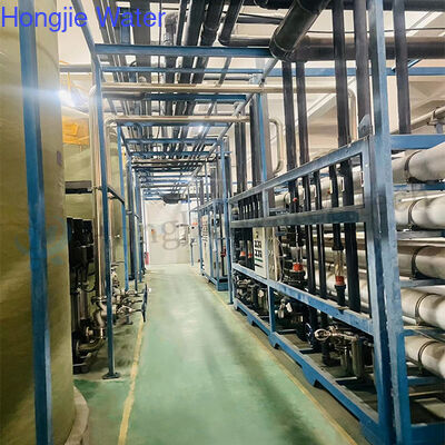 70 TPH Ultrapure Water Treatment Solution With Secondary RO, EDI & Polishing Mixed Bed