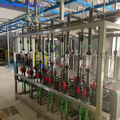 10T/H Industrial RO Water Purification System with Conductivity < 10μs/cm and Full Automatic PLC Control for Aquarium and Aquaculture