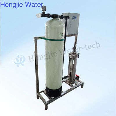 Automatic Well Water Softener System with 250-500 L/H Flow Rate, 304 Stainless Steel Frame, and Electronic Control