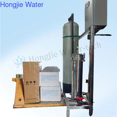 Automatic Well Water Softener System with 250-500 L/H Flow Rate, 304 Stainless Steel Frame, and Electronic Control