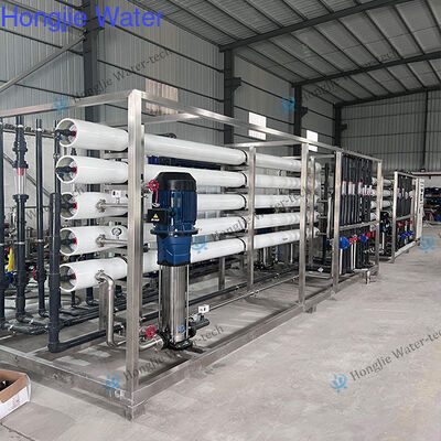 Un buen precio. Instalación de purificación de aguas industriales de alta pureza 15m3h Sistema de agua ultrapura para soluciones de galvanizado en línea