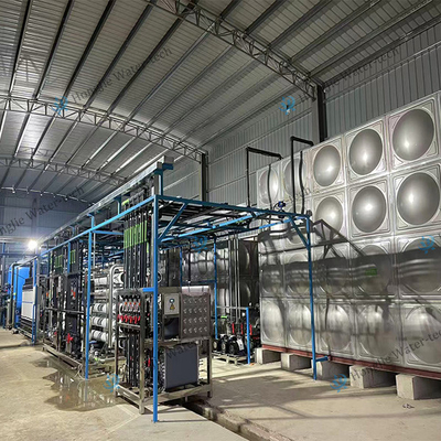 Tailor Made Stainless Steel Water Filter System 15m3/H Ultrapure Water Machine