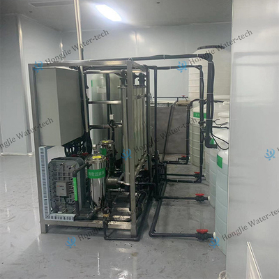 Hospital Use 500L/Hour 2 Stage RO System With EDI Pure Water Treatment Plant