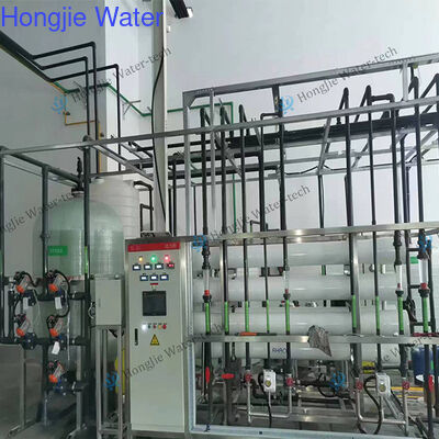 İyi bir fiyat. PLC Kontrollü Entegre Endüstriyel Su Arıtma Sistemi 60m3/S Ultra Saf Su Arıtma Sistemi UF+RO+EDI+UV ile çevrimiçi