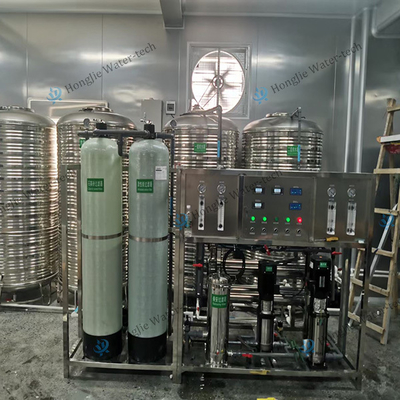 Single Stage 2000LPH  RO Water Treatment System Industrial Water Filter Machine