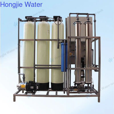 Industrial 500–1000 LPH RO Water Treatment Plant with Softening System for Hotel Service