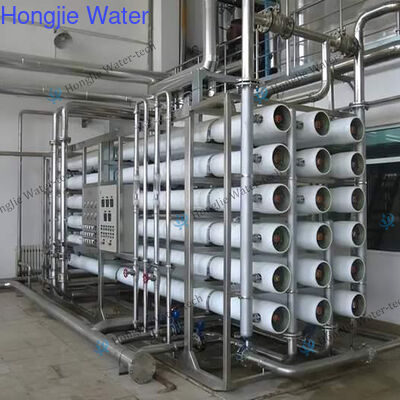 قیمت خوب سیستم تصفیه آب صنعتی با اسموزی معکوس 2 مرحله ای 380 ولت کنترل شده توسط PLC آنلاین