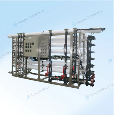 Un bon prix. Installation industrielle RO entièrement automatique 50m3/h Système de filtration d'eau par osmose inverse en ligne