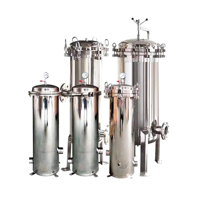 sus304 Stainless Steel Water Filter For RO Water PreTreatment Plant 0.05 - 20T/H