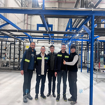 अच्छी कीमत 100m3/H अल्ट्रा शुद्ध जल प्रणाली औद्योगिक जल शोधक UF+RO+EDI इकाइयों के साथ ऑनलाइन