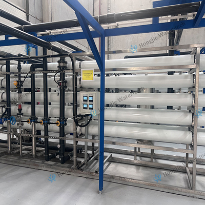 Turkey Project 100T/H Ultrapure Water System With UF +RO+EDI For Photovoltaic Solar Industry