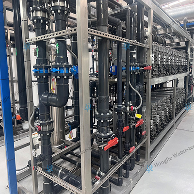 100m3/H Ultra Purified Water System Industrial Water Purifier With UF+RO+EDI Units