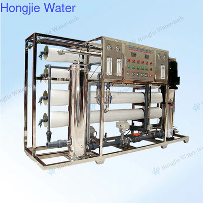Un bon prix. Équipement d'eau pure par osmose inverse à un seul étage avec une capacité de 8T/heure en ligne