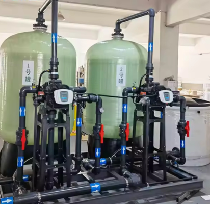 10T/H Commercial Water Softener Systems For Laundry And Dyeing