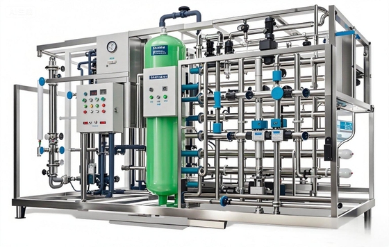 अच्छी कीमत पौधों की खेती के लिए 5 टन/घंटे की डीआयनयुक्त जल प्रणाली मध्यम कम ऊर्जा खपत ऑनलाइन