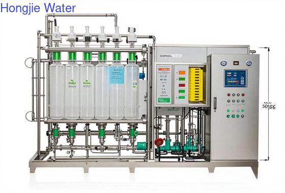 ราคาดี อุปกรณ์ที่ทําตามความต้องการ 3t / H อุปกรณ์น้ํา ดีไอออนไนซ์ สําหรับ reagents หลัก ออนไลน์
