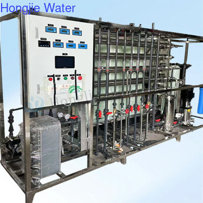 Bom preço 1 T/H Equipamento de água ultrapura de aço inoxidável com EDI on-line