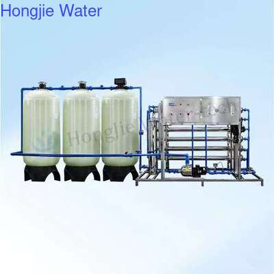 Un bon prix. Système d'osmose inverse industriel 3000L/H avec contrôle PLC en ligne
