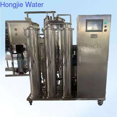 Un bon prix. Système d'eau ultrapure 1000LPH avec contrôle PLC et acier inoxydable en ligne