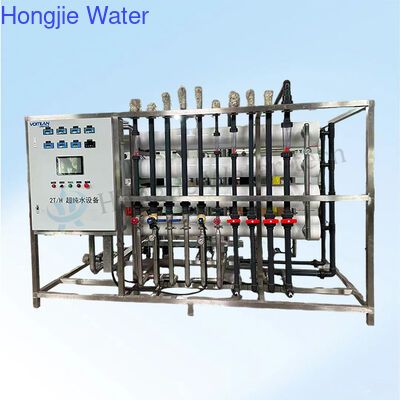 Un buen precio. Sistema de purificación de agua ultrapura 2T/H con tecnología EDI en línea