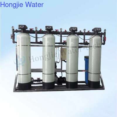 Un buen precio. Unidad de ablandamiento y filtración de agua totalmente automática de 10 T/hora en línea