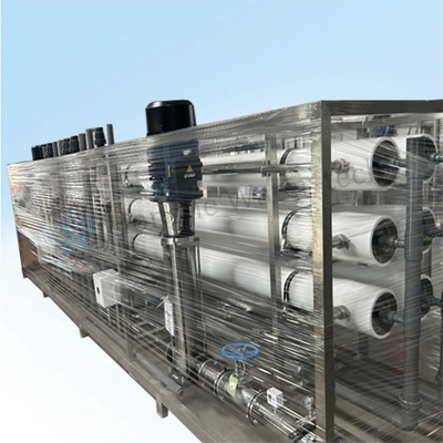 Harga bagus 2 set 15T/H Single Stage Reverse Osmosis System Dengan 80T Air Softening System on line