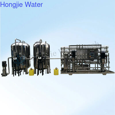 Goede prijs Volledig automatisch omgekeerd osmose-systeem met PLC-besturing voor industriële waterzuivering online