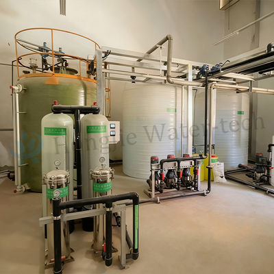 20T/H Dual-Stage RO + EDI + Mixed Bed Ultrapure Water Systems For Hungarian 