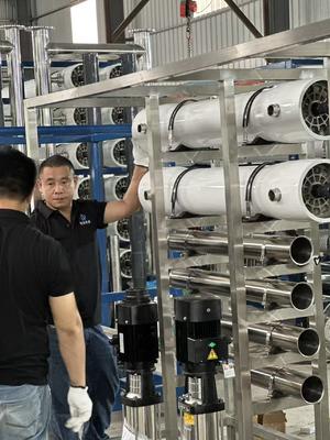2*50T/H Double-Stage Industrial Reverse Osmosis Water System Produced For Ultrapure Water