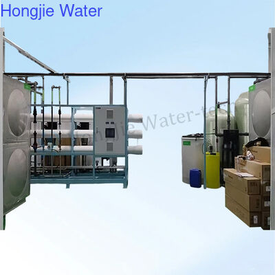 Prezzo buono 20m³/h MMF + ACF + RO a doppio passaggio + EDI Attrezzatura per acqua ultrapura per consegna in Polonia in linea