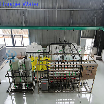 1.5 TPH Ultra Pure Water System with Double Pass RO and EDI Technology for Industrial Applications